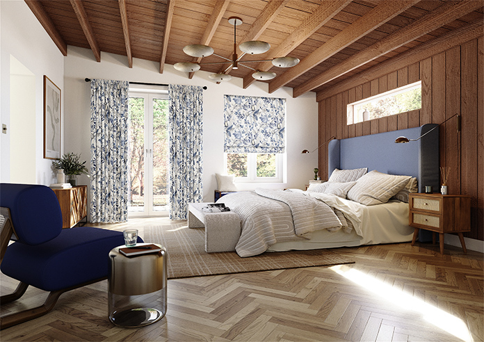 Iquitos, Indigo - Made to Measure Curtains - Image 7